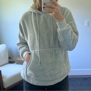 Colsie terry soft hoodie in light grey